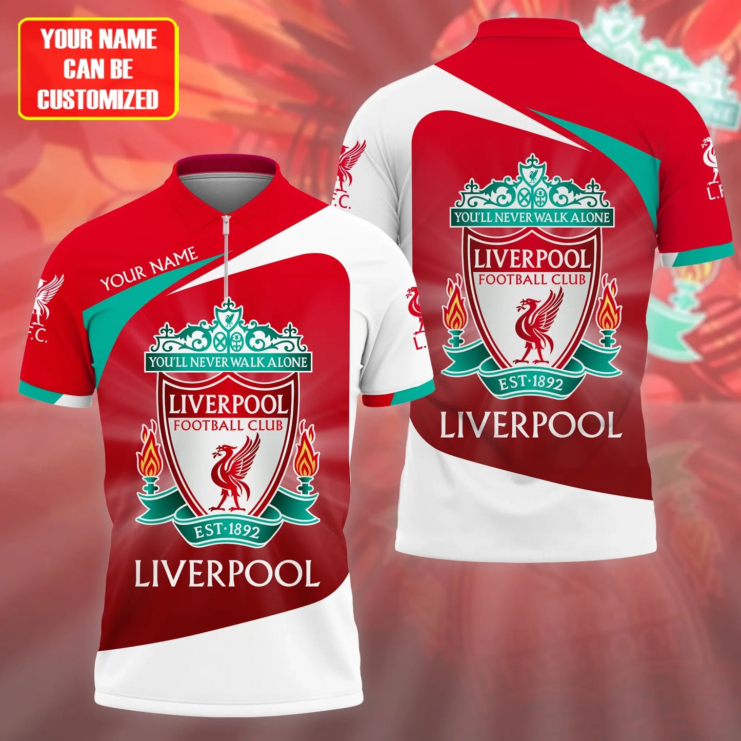 Personalized Liverpool Q3 3D Full Printing Set , Liverpool Shirt , Zipper Polo, Hoodie , Short , Polo ,hawaii Q201110