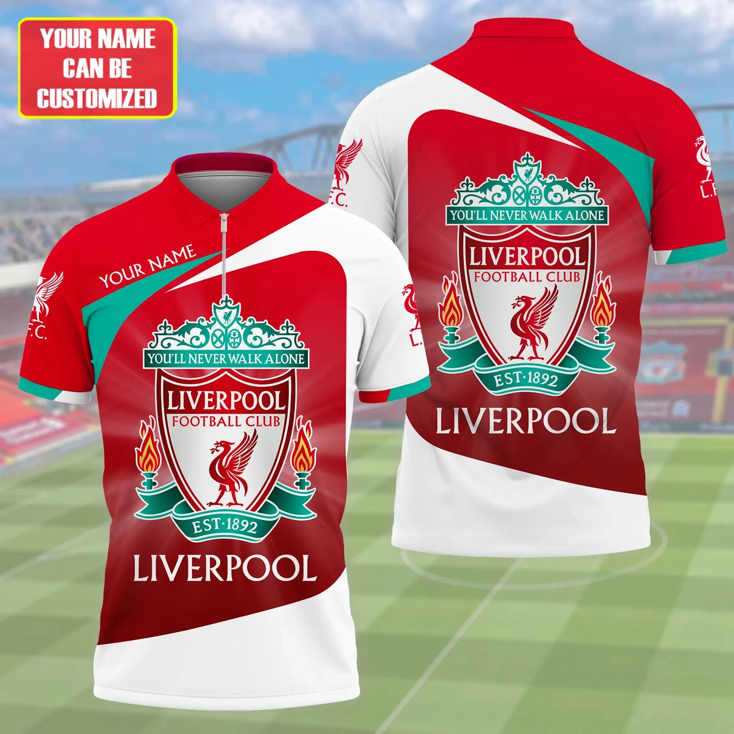 Personalized Liverpool Q3 3D Full Printing Set , Liverpool Shirt , Zipper Polo, Hoodie , Short , Polo ,hawaii Q201110