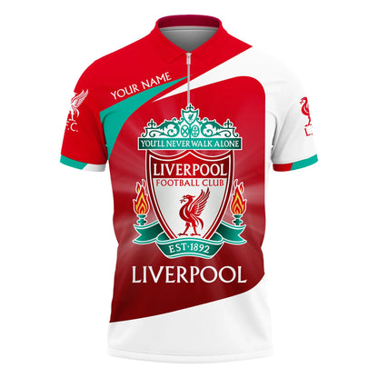 Personalized Liverpool Q3 3D Full Printing Set , Liverpool Shirt , Zipper Polo, Hoodie , Short , Polo ,hawaii Q201110