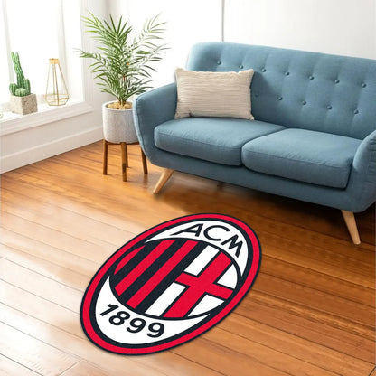AC Milan 3D Custom Shape Rug S221110