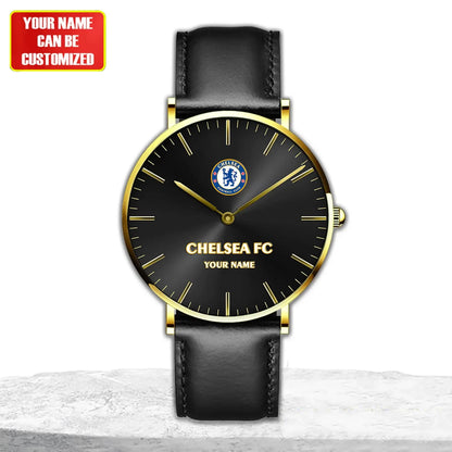 Personalized Chelsea Quartz Leather Watch S130804