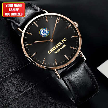 Personalized Chelsea Quartz Leather Watch S130804