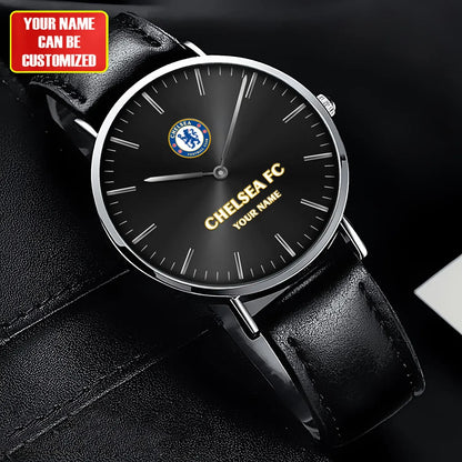 Personalized Chelsea Quartz Leather Watch S130804