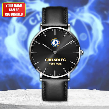 Personalized Chelsea Quartz Leather Watch S130804
