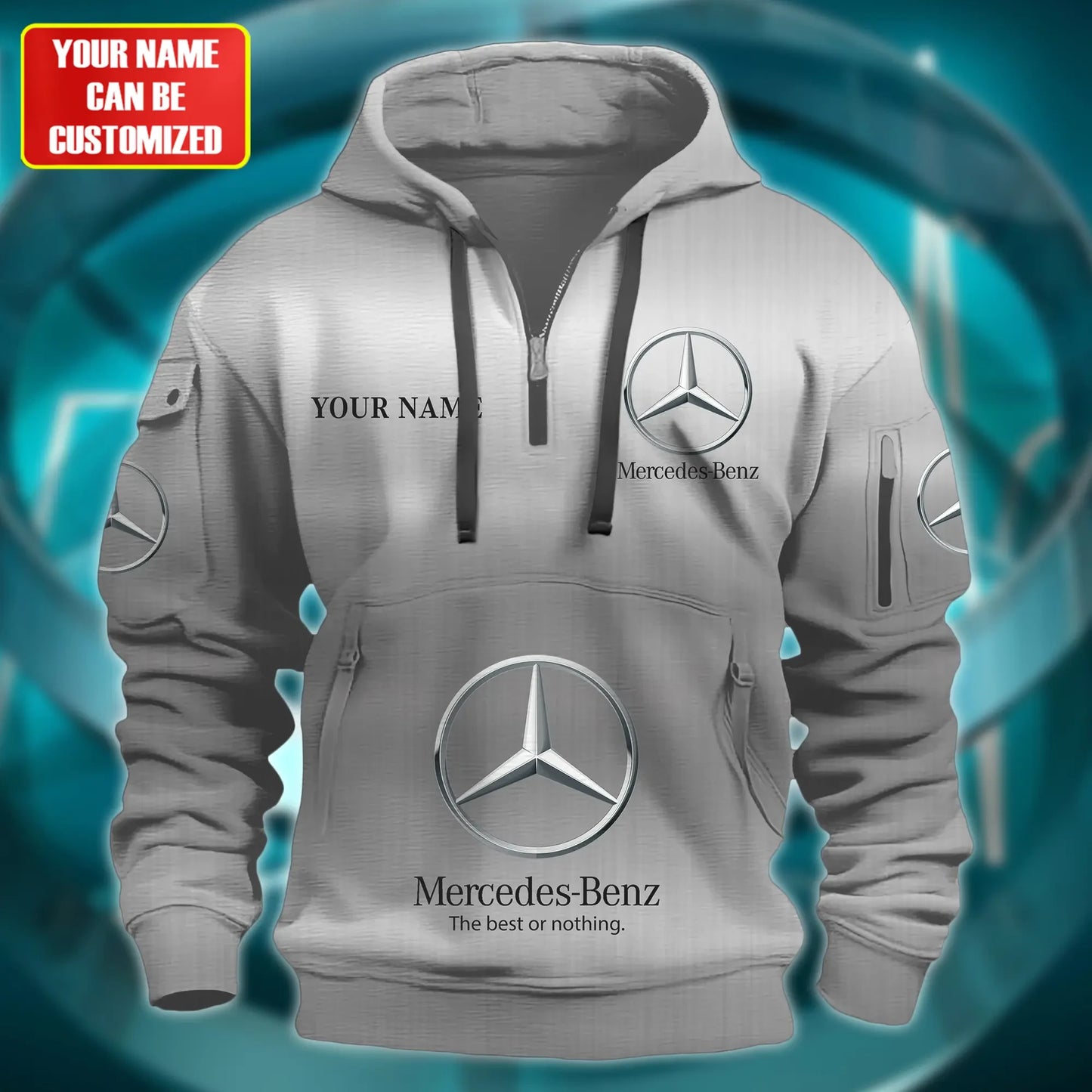Personalized Merc 3D Zip-Hoodie Cotton Jacket