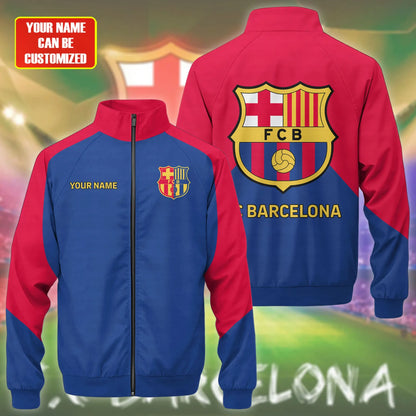 Barcelona FC Zipper Stand Collar Jacket