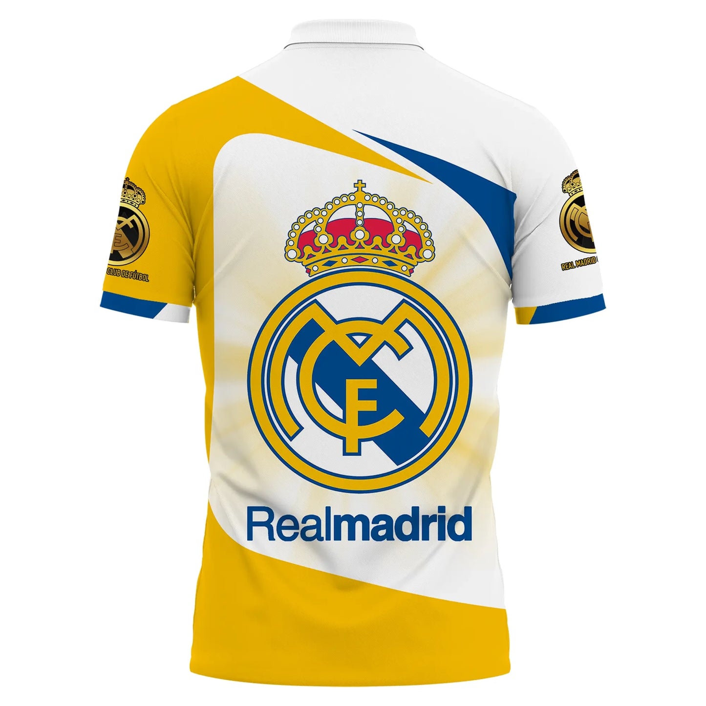 Personalized Real Madrid 3D Full Printing Set , Real Madrid Shirt , Zipper Polo, Hoodie , Short , Polo ,hawaii
