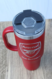 Arsenal Engraved Stainless Tumbler 40oz Cup