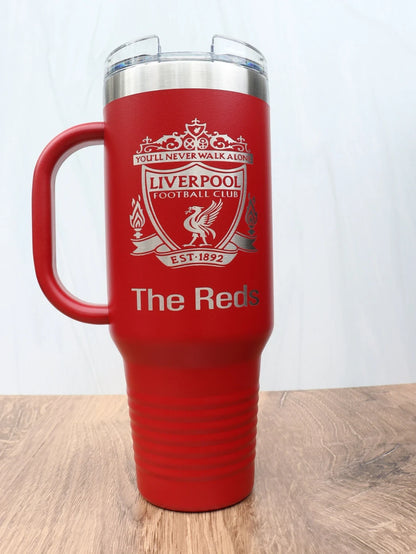Liverpool Engraved Stainless Tumbler 40oz Cup