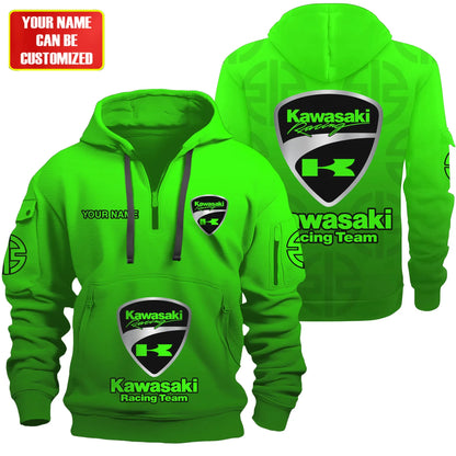 Personalized KW Racing Team 3D Zip-Hoodie Cotton Jacket