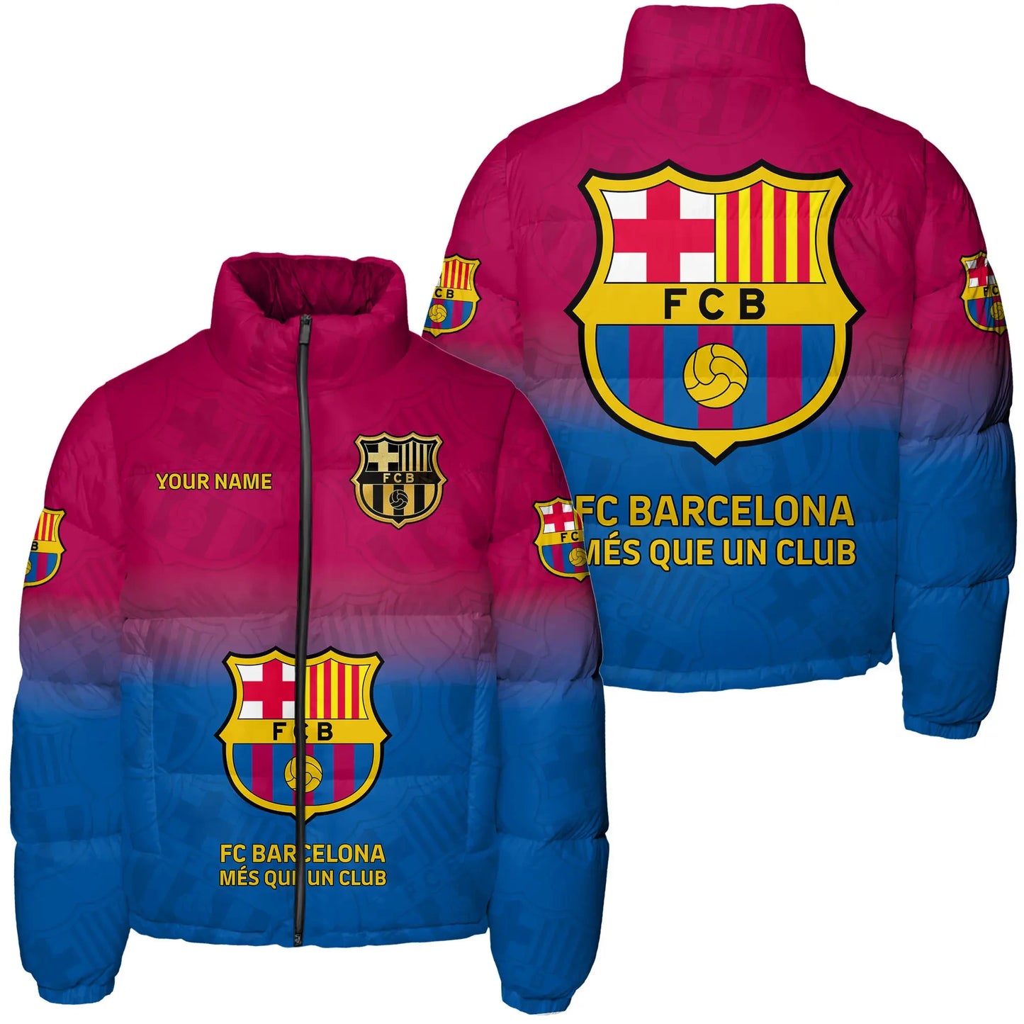 Barça Q5 Puffer Thermal Stand Collar Jacket