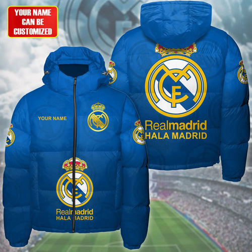 Real Madrid Q4 Puffer Thermal Stand Collar Jacket