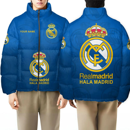 Real Madrid Q4 Puffer Thermal Stand Collar Jacket