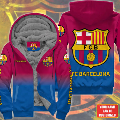 Personalized Barcelona Fleece 3D All Over Printed Unisex Shirt