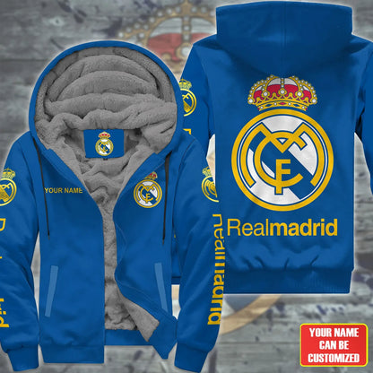 Personalized Real Madrid Fleece 3D All Over Printed Unisex Shirt