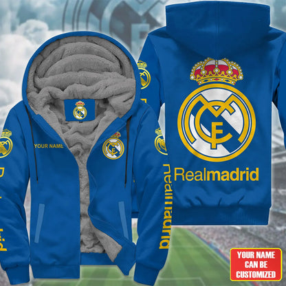 Personalized Real Madrid Fleece 3D All Over Printed Unisex Shirt