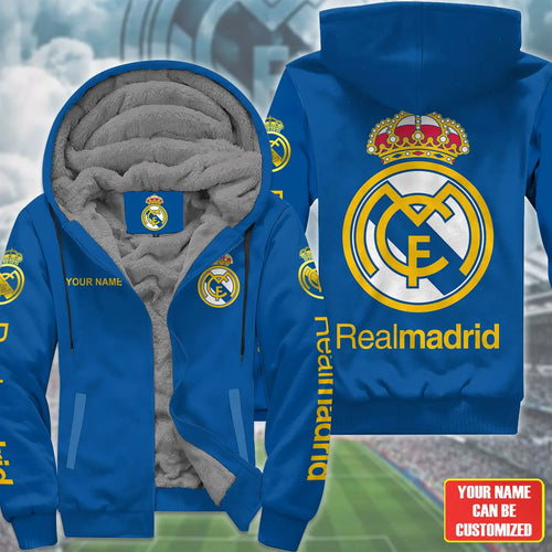 Personalized Real Madrid Fleece 3D All Over Printed Unisex Shirt
