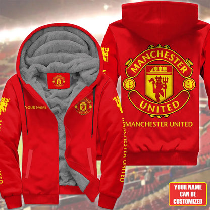Personalized Manchester United Fleece 3D All Over Printed Unisex Shirt