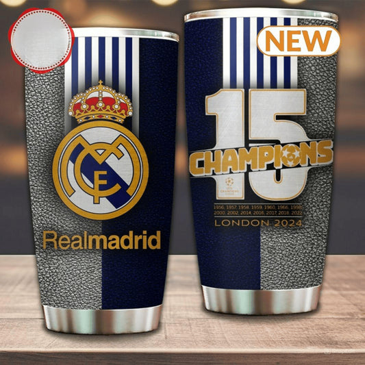 Real Mardrid Stainless Tumbler 20oz 30oz Cup V9