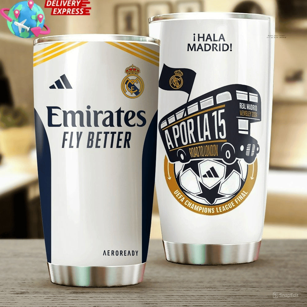 Real Mardrid Stainless Tumbler 20oz 30oz Cup V13