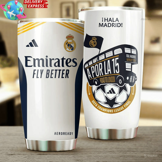 Real Mardrid Stainless Tumbler 20oz 30oz Cup V13