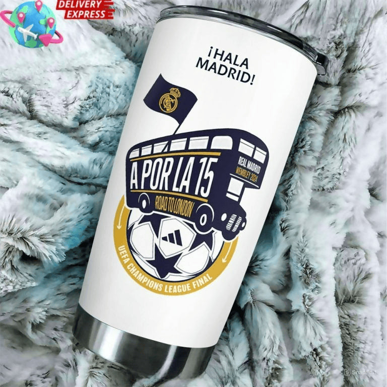 Real Mardrid Stainless Tumbler 20oz 30oz Cup V13