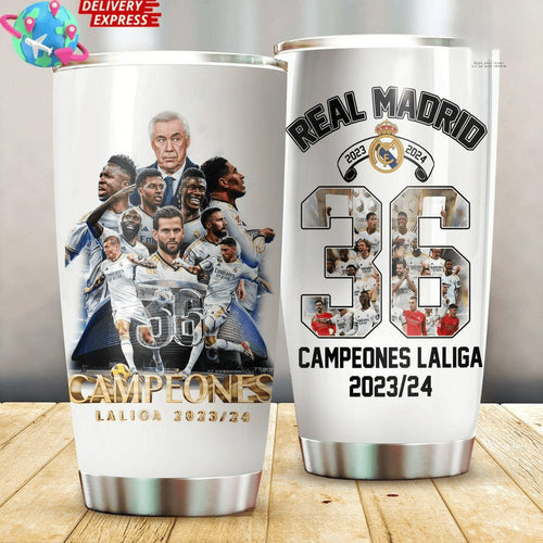 Real Mardrid Stainless Tumbler 20oz 30oz Cup V14