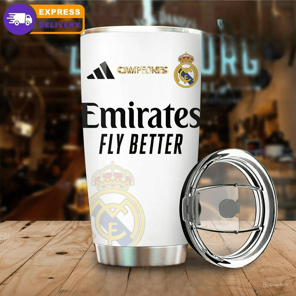 Real Mardrid Stainless Tumbler 20oz 30oz Cup V16