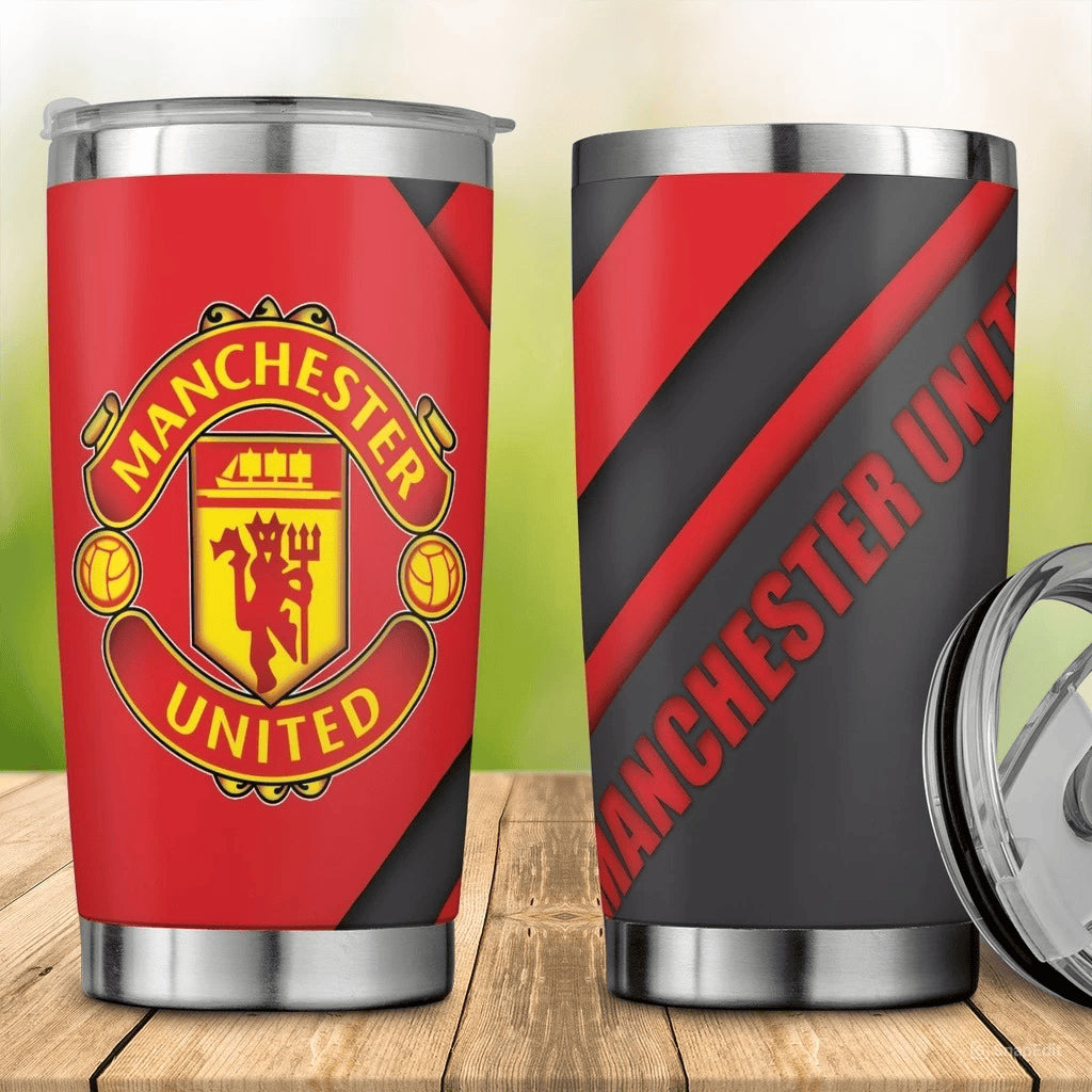 Manchester United Stainless Tumbler 20oz 30oz Cup V6