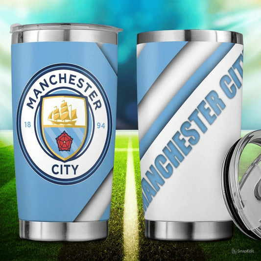 Manchester City Stainless Tumbler 20oz 30oz Cup V8