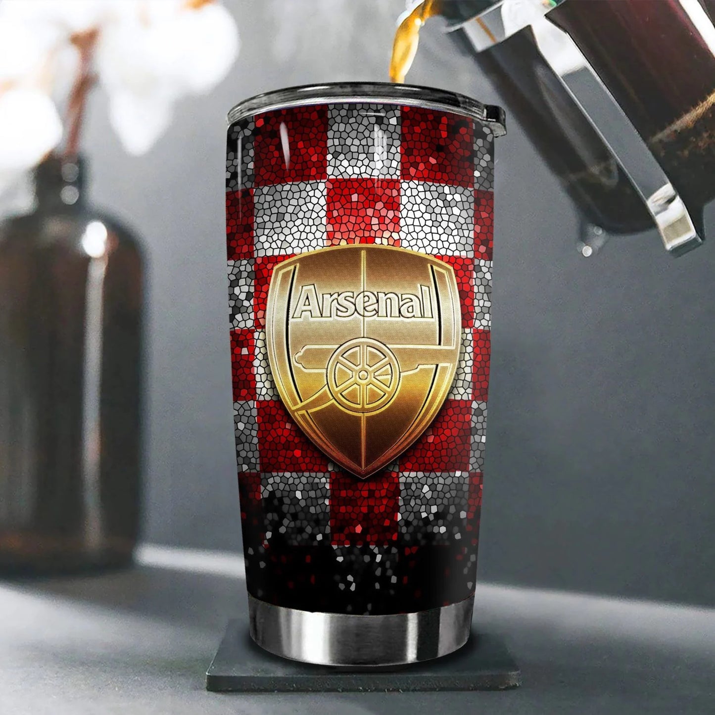 Arsenal Stainless Tumbler 20oz 30oz Cup V6