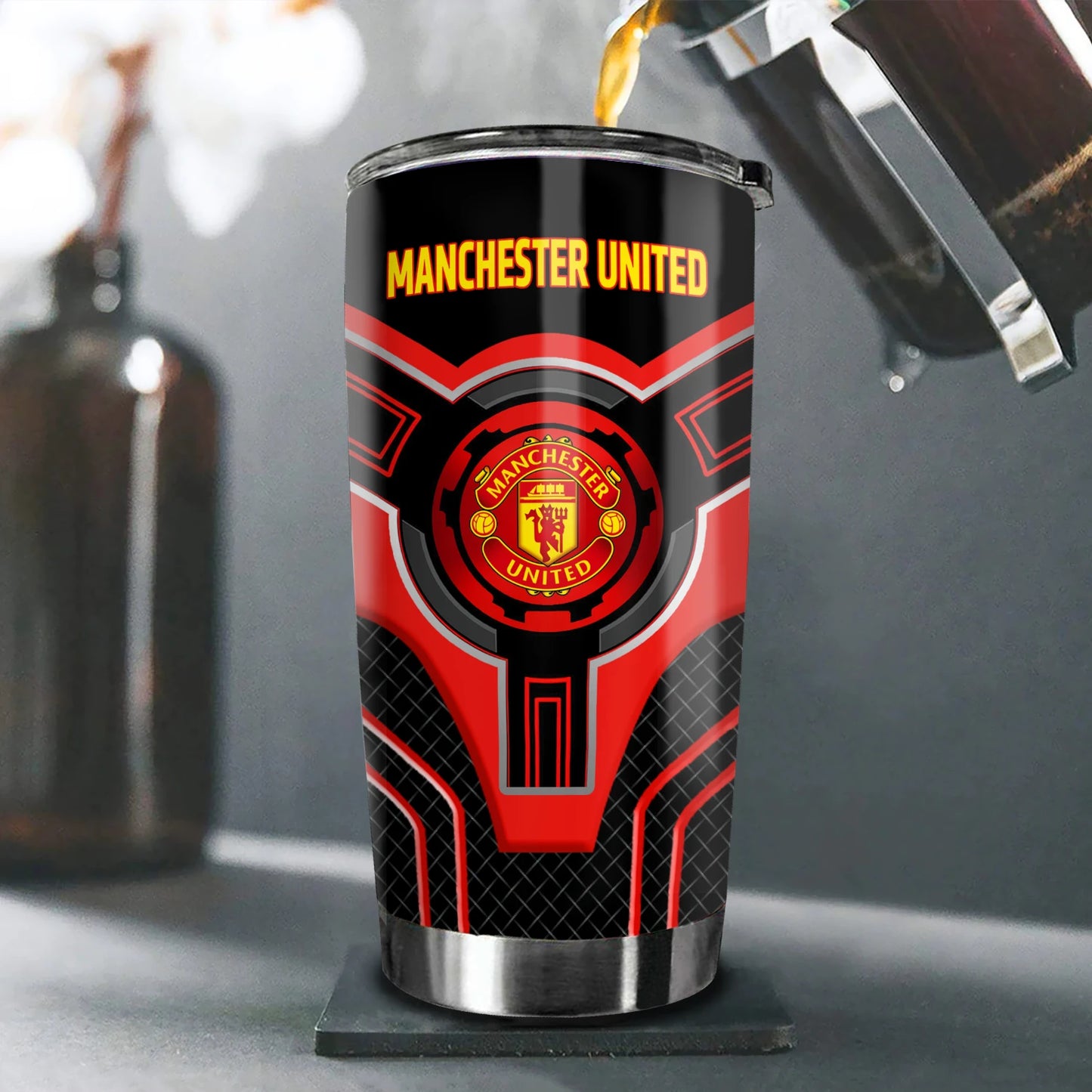 Manchester United Stainless Tumbler 20oz 30oz Cup V10