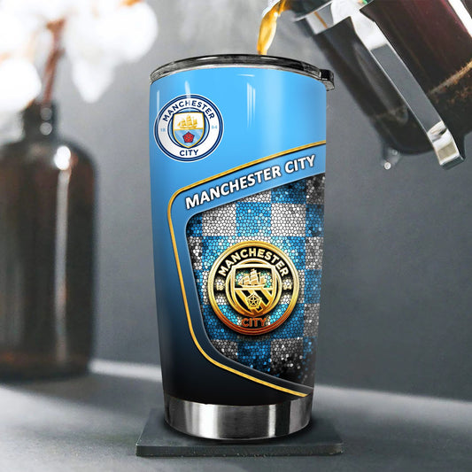 Manchester City Stainless Tumbler 20oz 30oz Cup V9