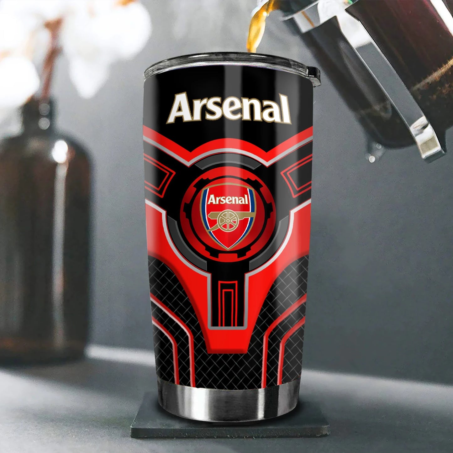 Arsenal Stainless Tumbler 20oz 30oz Cup V9