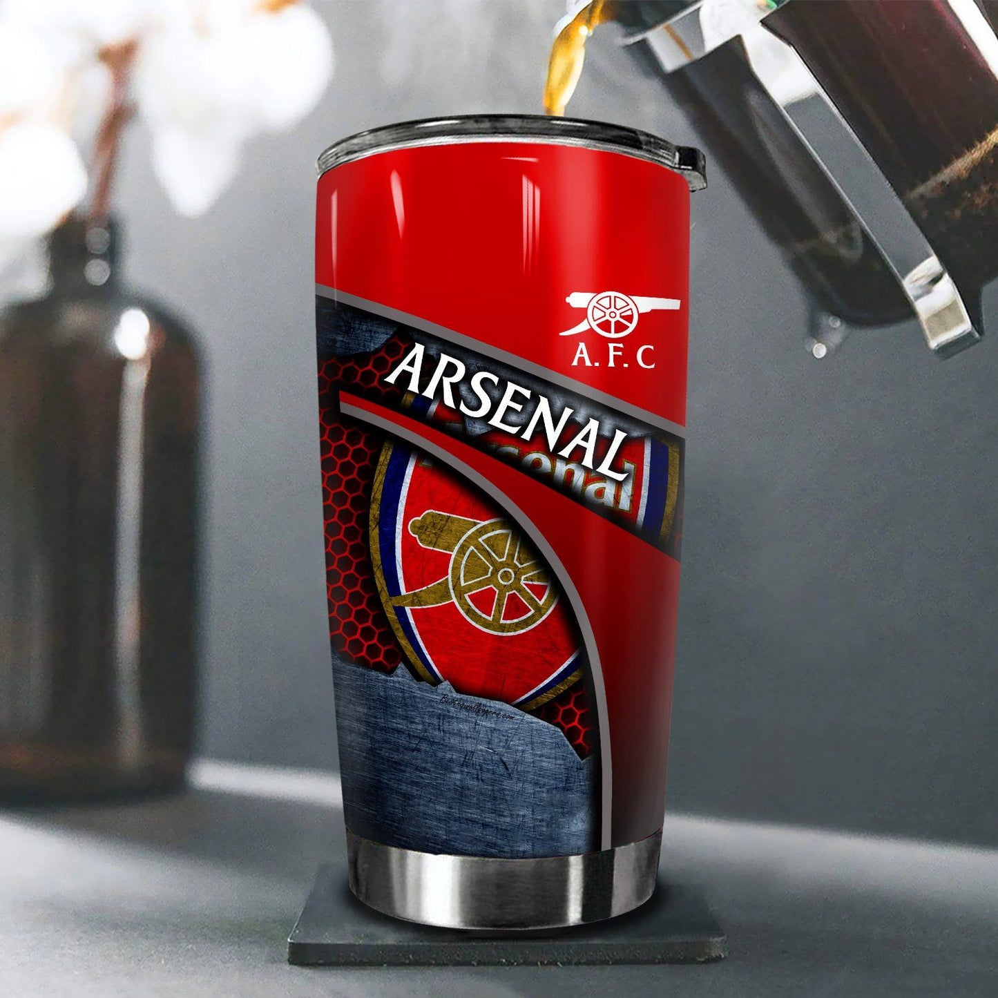Arsenal Stainless Tumbler 20oz 30oz Cup V10