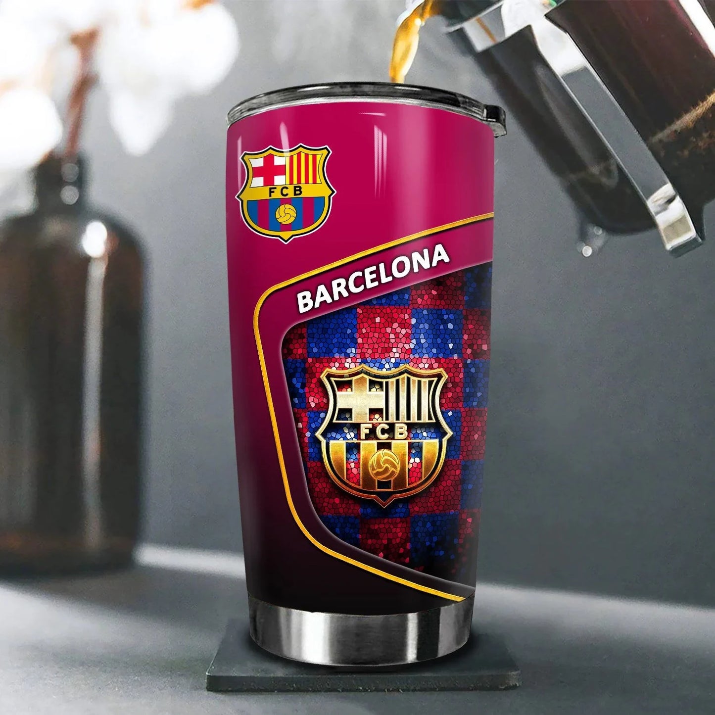 Barcelona Stainless Tumbler 20oz 30oz Cup V8 S011202