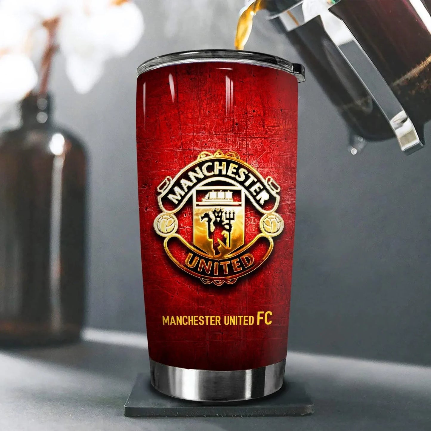 Manchester United Stainless Tumbler 20oz 30oz Cup V14