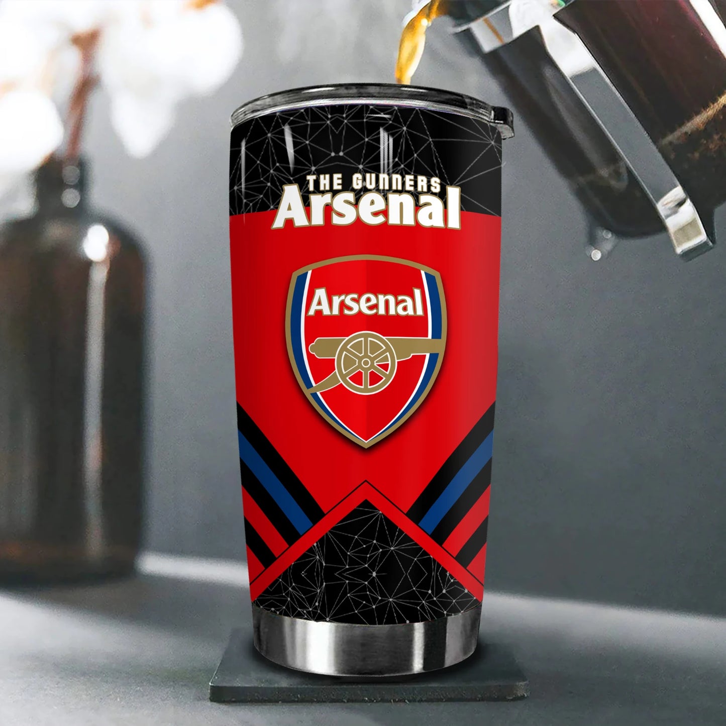Arsenal Stainless Tumbler 20oz 30oz Cup V14