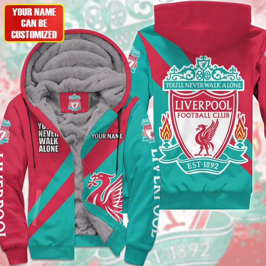 Personalized Liverpool Fleece 3D All Over Printed Unisex Shirt