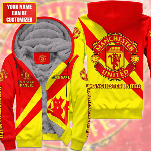 Personalized Manchester United Fleece 3D All Over Printed Unisex Shirt