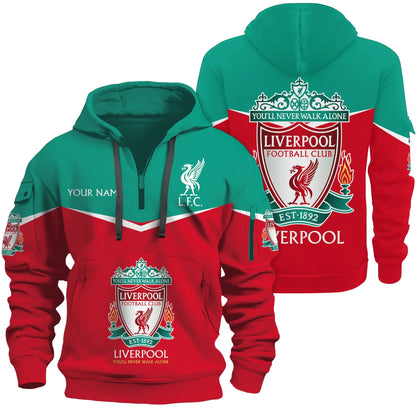 Personalized Liverpool Q3 3D Zip-Hoodie Cotton Jacket