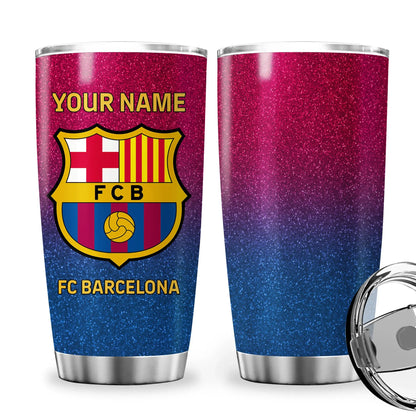 Personalized Barca Stainless Tumbler 20oz 30oz Cup