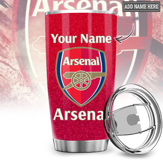 Personalized Arsenal Stainless Tumbler 20oz 30oz Cup