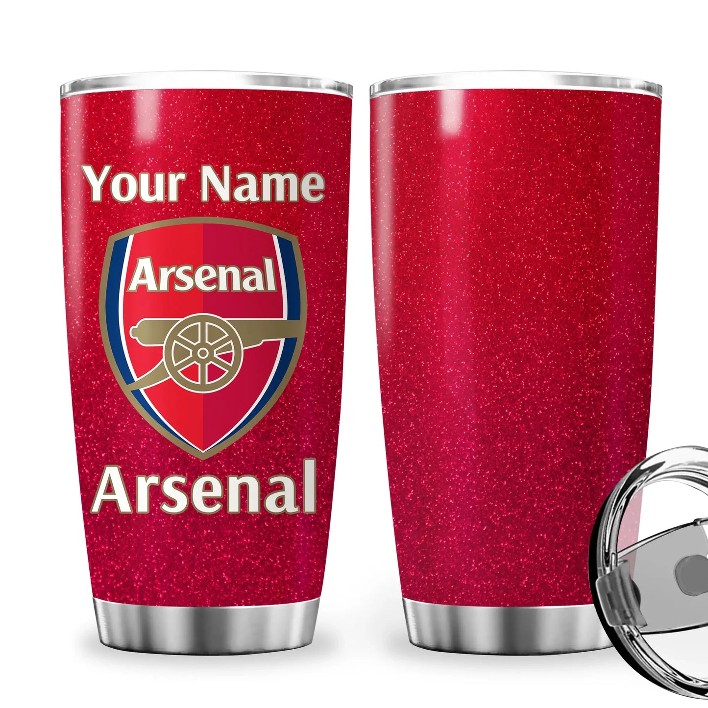 Personalized Arsenal Stainless Tumbler 20oz 30oz Cup