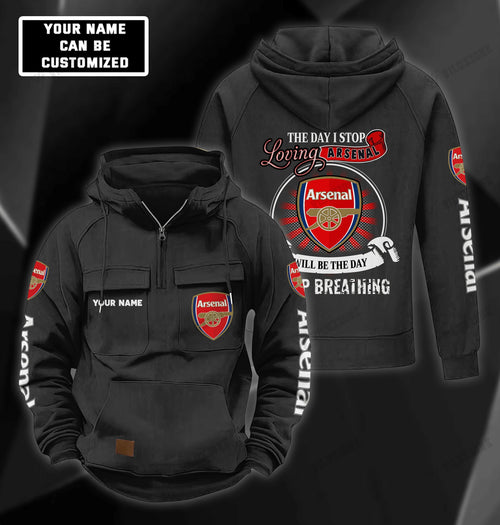 Personalized Arsenal Retro Cotton Hoodie