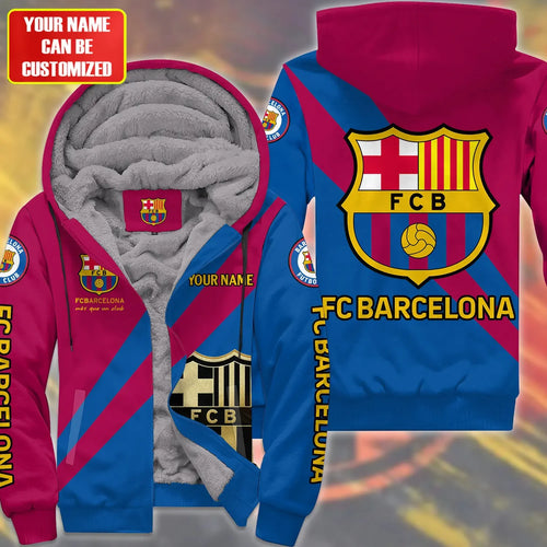 Personalized Barça Q2 Fleece 3D All Over Printed Unisex Shirt