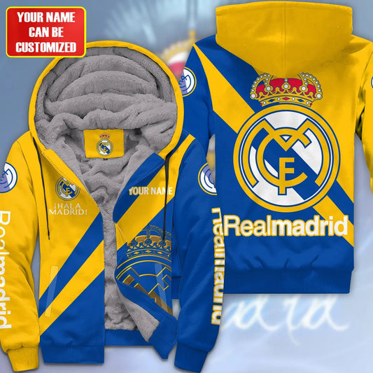 Personalized Real Madrid Q2 Fleece 3D All Over Printed Unisex Shirt