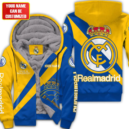 Personalized Real Madrid Q2 Fleece 3D All Over Printed Unisex Shirt