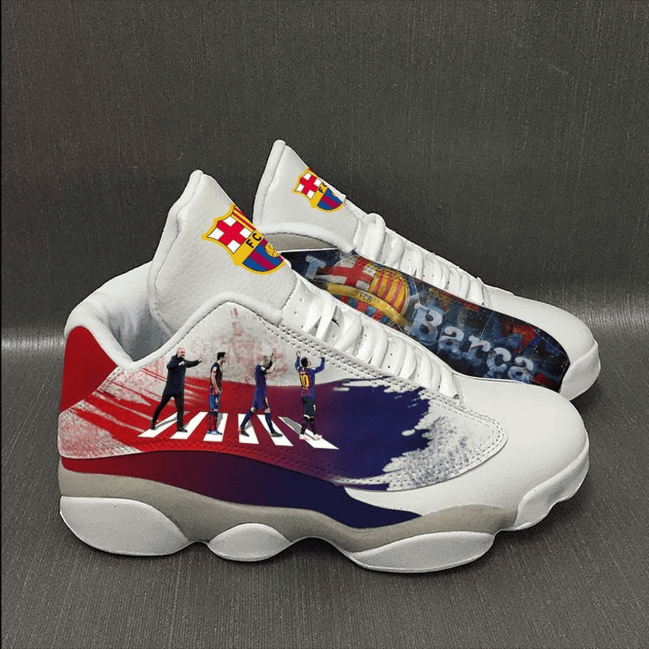 Barcelona FC Love AJD13 Custom Sneaker Q310313