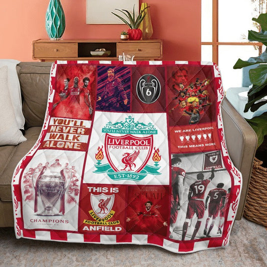 Liverpool Q4 Quilt Blanket , Quilt set , Bedroom Decor , Quilting